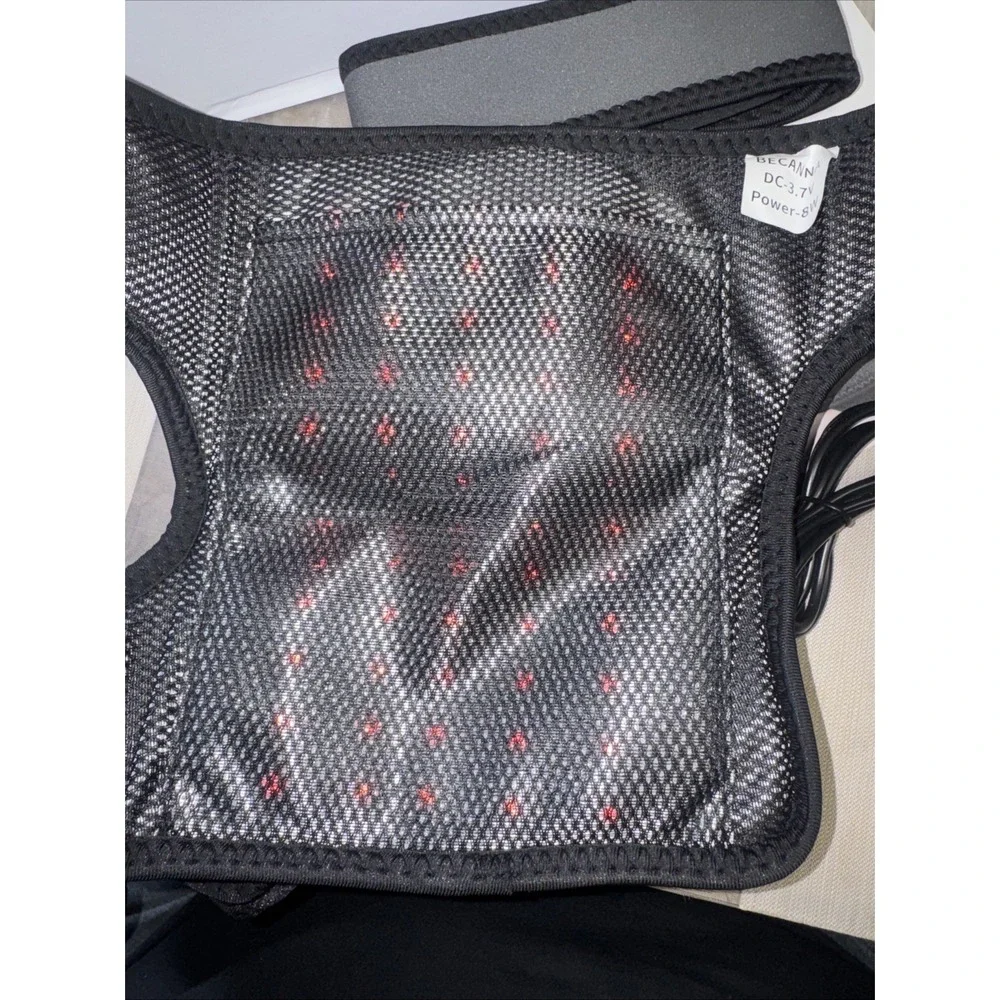 Becanna Knee Massager with Heat & Vibration, Heated Knee Brace for Relaxation,